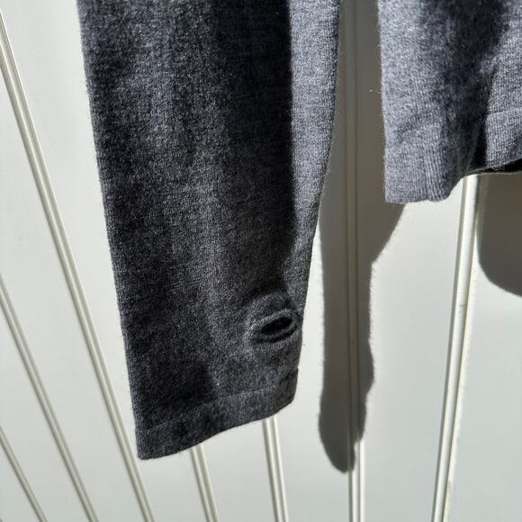 Bottega Veneta Cashmere Blend Balaclava Hoodie Sweater Jumper Wool Grey Sz Small - Picture 6 of 16